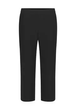 Кюлоты Chiara, длина 7/8, однотонные, женские MAC, черный