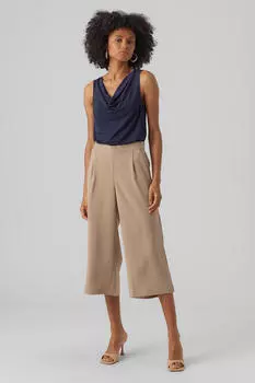 Кюлоты на эластичной талии Vero Moda, зеленый