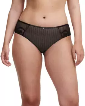 Кюлоты с кружевом и вышивкой Cabaret Sauvage line Chantelle, чёрный