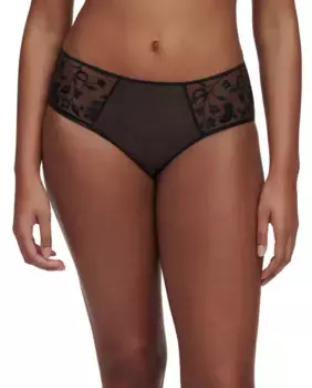 Кюлоты с виниловыми цветами и кружевом Philter Line Chantelle, черный