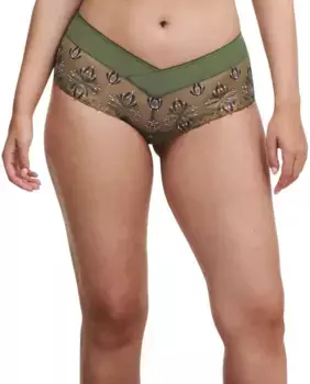 Кюлоты с вышивкой «Елисейские поля» Chantelle, зеленый