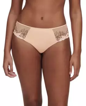 Кюлоты с вышивкой и кружевом линии Spice Chantelle, черный