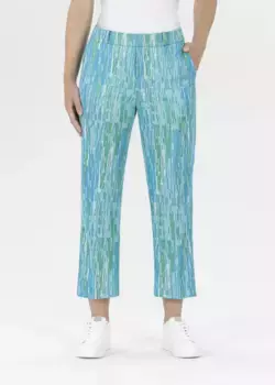 Кюлоты Stehmann с жаккардовым узором, цвет Diva Blue,40