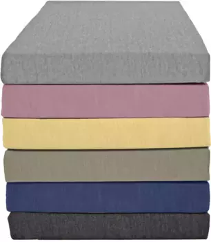 КУМ простынь на подкладке "Простыня из поликоттона" KUM 140-160х200 см, 1 шт., цвет anthrazit