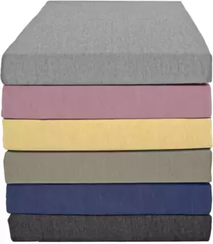 КУМ простынь на подкладке "Простыня из поликоттона" KUM 140-160х200 см, 1 шт., цвет stein