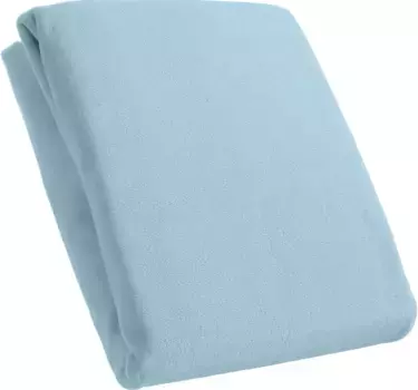 КУМ простыня "Флисовая простыня из микрофибры" KUM 140-160х200 см, 1 шт., светло-синий