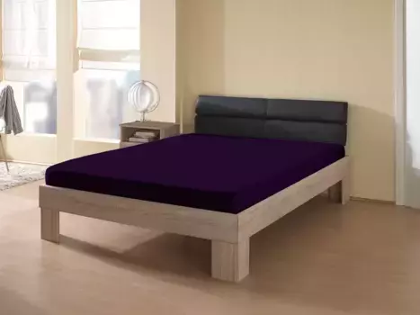 КУМ простыня "Интерлок трикотажная простыня", Интерлок трикотажная простыня KUM 180-200х200 см, 1 шт., цвет beere