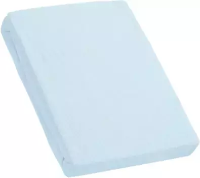 КУМ простыня "махровая простынь", махровая простыня KUM 140-160х200 см, 1 шт., светло-синий