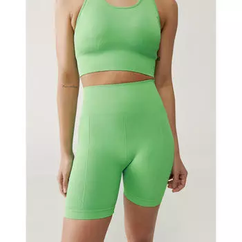 Kumari Born Living Yoga женские спортивные шорты с моделирующим эффектом, цвет gruen