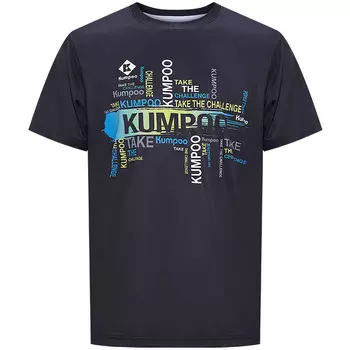 KUMPOO Бадминтонная майка унисекс, черная