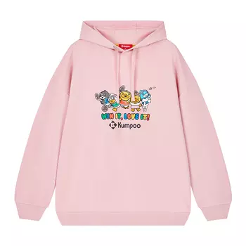 KUMPOO Свитшот унисекс розовая