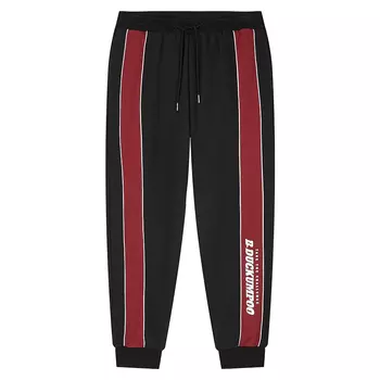 KUMPOO Трикотажные спортивные брюки унисекс черные