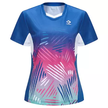 KUMPOO Женская бадминтонная майка темно-синего цвета