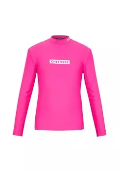 Купальная рубашка с дизайном этикетки CHIEMSEE, цвет 17-2435 Pink Glo