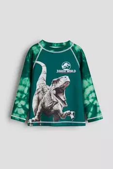 Купальная рубашка с подъемом 50 H&M, зеленый