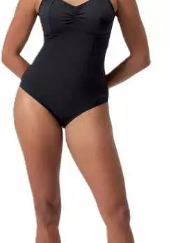 Купальник "акванит" регулируемые бретели устойчив к хлору Speedo, черный