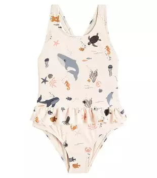 Купальник Amara с оборками и принтом Liewood, мультиколор