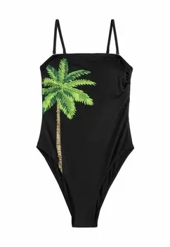 Купальник ANDEAU TUMMY CONTROL BLACK PALM REGULAR FIT Never Fully Dressed, черный