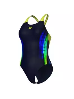 Купальник Arena Badeanzug Breath V Back, синий