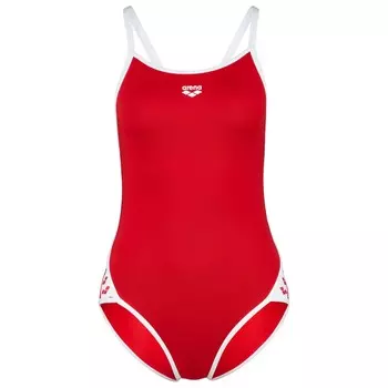 Купальник Arena Women's Icons Super Fly Back Solid, цвет Red/White