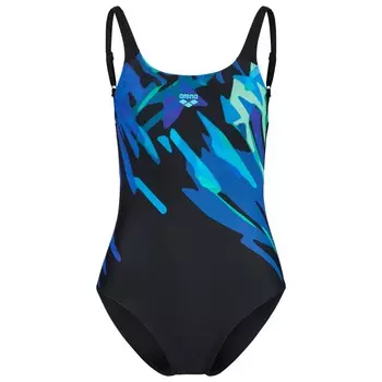 Купальник Arena Women's Talea Swimsuit U Back, цвет Black/Multi