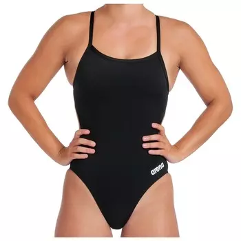Купальник Arena Women's Team Swimsuit Challenge Solid, цвет Black/White