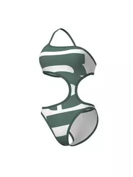Купальник Arena, зеленый