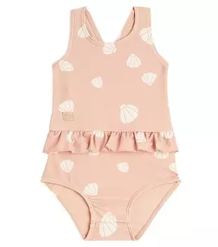 Купальник Baby Amina с принтом Liewood, коричневый