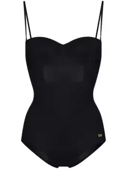 Купальник-балконет DOLCE & GABBANA, черный