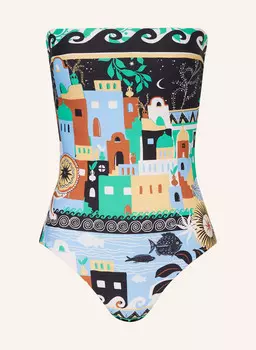 Купальник-бандо atlantis SEAFOLLY, цвет SCHWARZ/GRN/ECRU