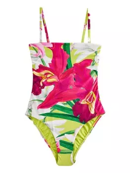 Купальник бандо Next Bandeau Swimsuit, зеленый