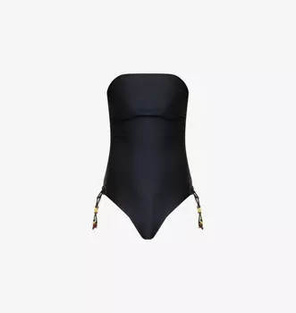 Купальник бандо Palermo dd с завязками Seafolly, черный