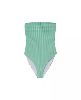 Купальник бандо THE-ARE, зеленый