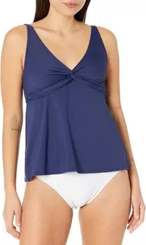 Купальник BEACH HOUSE Paloma Beach Solid Willow Twist Front Tankini, цвет Admiral