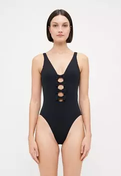 Купальник BEAU BOW FRONT ONE PIECE Seafolly, черный