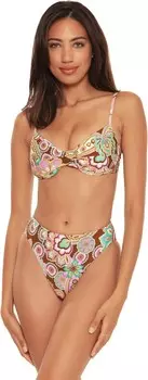 Купальник BECCA Groovy Vanessa Twist Underwire Bra, разноцветный