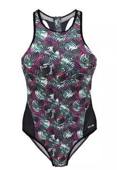 Купальник BECO the world of aquasports Jungle Dream, цвет schwarz bunt