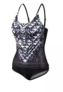 Купальник BECO the world of aquasports Tankini Lady Collection, цвет schwarz mehrfarbig