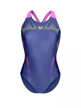 Купальник без косточек ARENA SPIDER WEB, цвет Sapphire