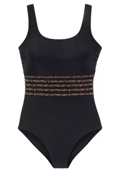 Купальник без косточек Lascana, черный