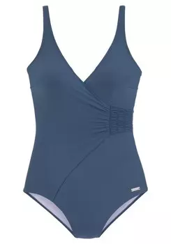 Купальник без косточек Lascana, дым синий