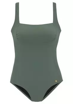 Купальник без косточек LASCANA, оливковый