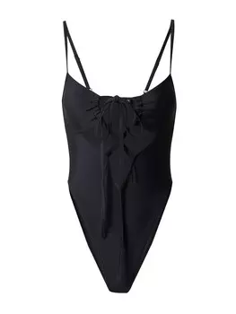 Купальник без косточек Nasty Gal, черный