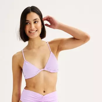 Купальник бикини с треугольными чашечками для юниоров Ninety-Nine° Ninety-Nine Degrees, цвет Purple Rose Rib