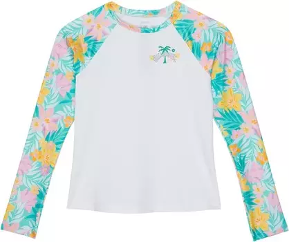 Купальник Billabong Kids Mermaid Feels Long Sleeve Rashguard, белый