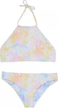 Купальник Billabong Kids On A Rainbow Rev High Neck Two-Piece Swim Set, разноцветный
