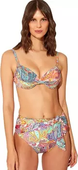 Купальник Bleu Rod Beattie Bohemian Paradise OTS U/Wire Molded Cup, разноцветный
