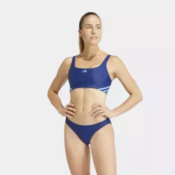 Купальник-бюстье adidas Performance "3S SPORTY BIK", синий