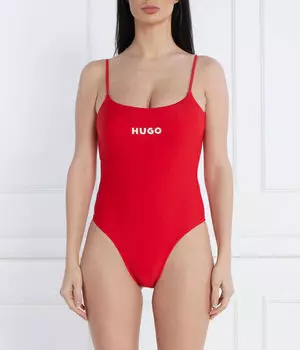 Купальник чистый Hugo Bodywear, красный