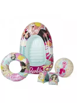 Купальник COFI 1453 Barbie Schwimmset Boot Kinder 4 teiliges Set Ein Must Have, розовый